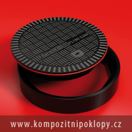 kompozitn poklop kruhov svtlost 457mm, tda zaten B125, vodotsn, pachotsn nabz firma KRAFT Servis s.r.o., www.kompozitnipoklopy.cz