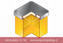 kompozitn achta s pevnou vkou typ S2-160, www.kompozitnipoklopy.cz - KRAFT Servis s.r.o.