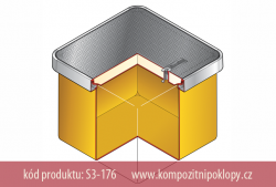 kompozitn achta s pevnou vkou typ S3-176, www.kompozitnipoklopy.cz - KRAFT Servis s.r.o.