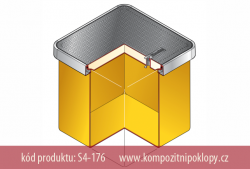 kompozitn achta s pevnou vkou typ S4-176, www.kompozitnipoklopy.cz - KRAFT Servis s.r.o.