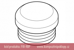 ochrann gumov krytka na integrovan zmek typ FIB2-L, www.kompozitnipoklopy.cz - KRAFT Servis s.r.o.